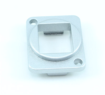 BLANK Keystone D-Series/Neutrik Panel Mount Connector, Metal