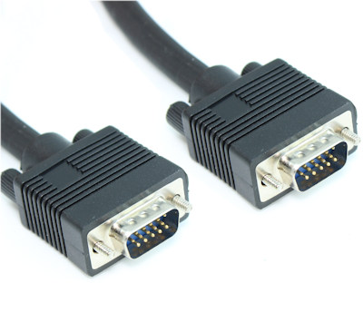 3ft Premium VGA Male/Male Triple-Shielded Cable NO Ferrites Gold Plated